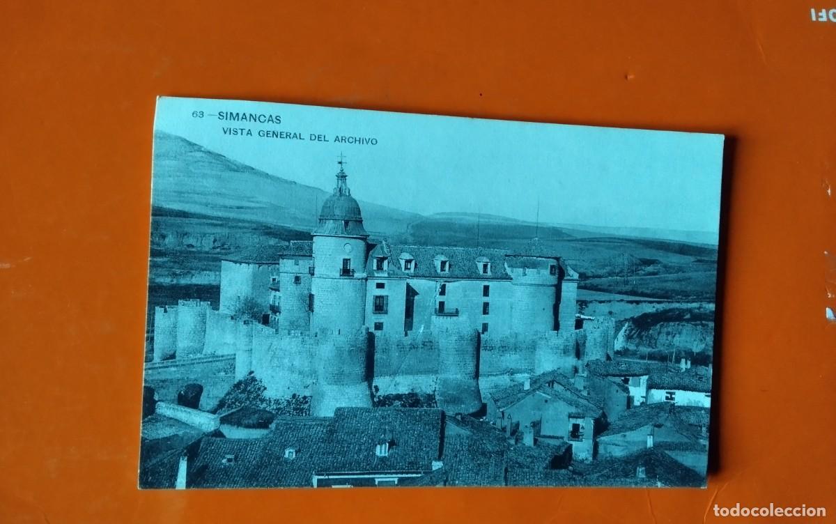 Postales: SIMANCAS, POSTAL ANTIGUA , BLANCO Y NEGRO - Foto 2
