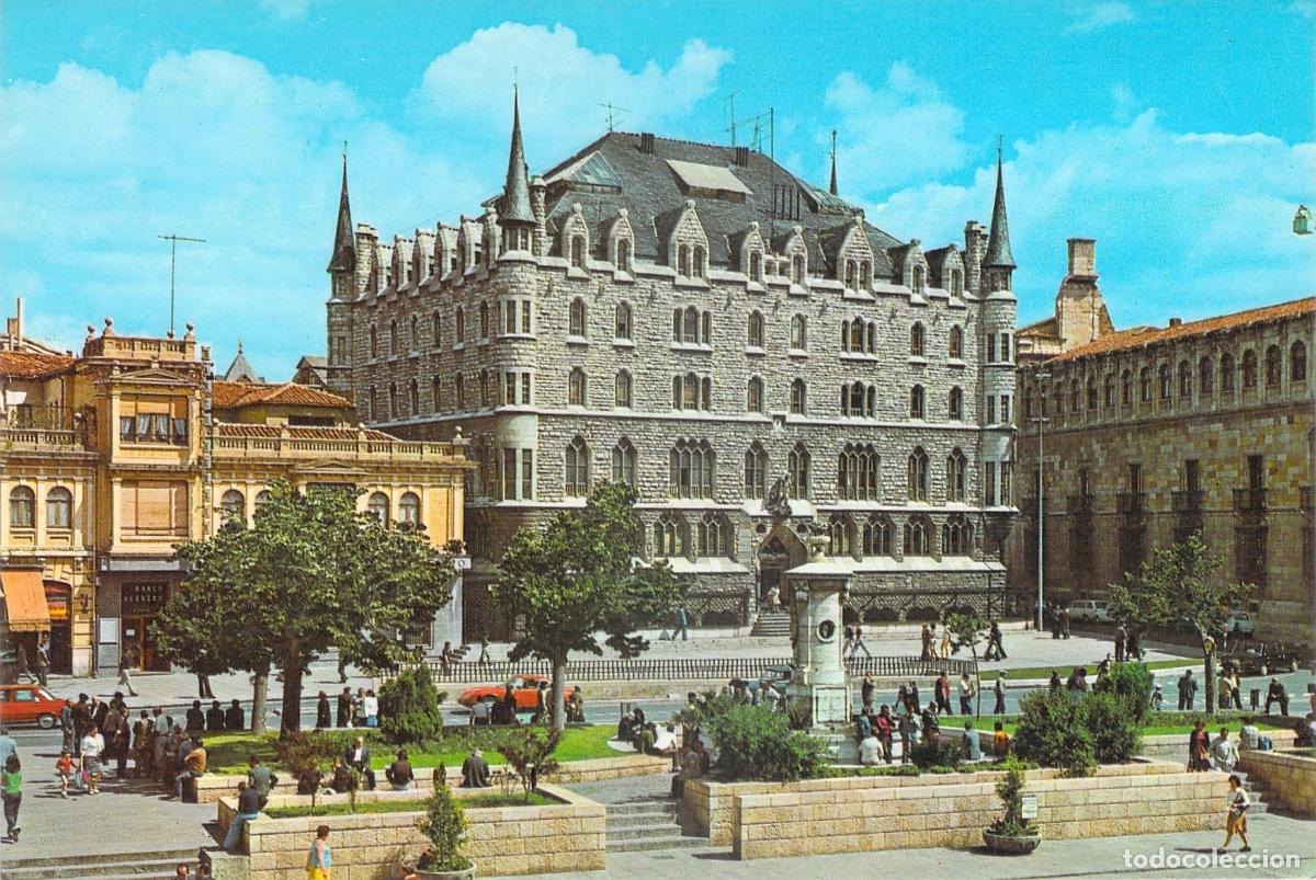 Postales: Postal Monumento Le&oacute;n - Edificio Caja de Ahorros y Monte de Piedad (Gaud&iacute;) - Foto 1