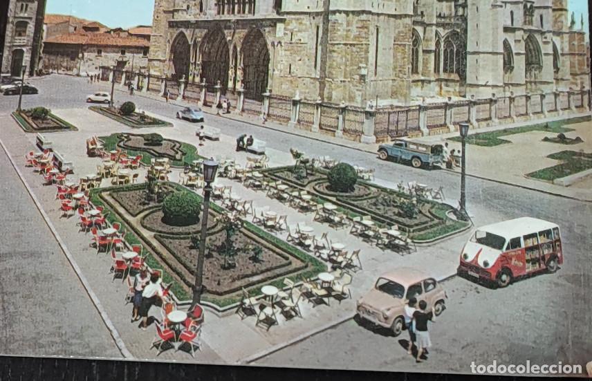 Postales: LOTE DE 3 POSTALES DE LEON - Foto 2