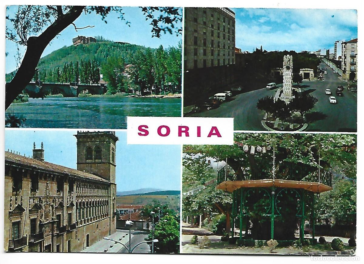 Postales: CUATRO VISTAS DE SORIA - Foto 1