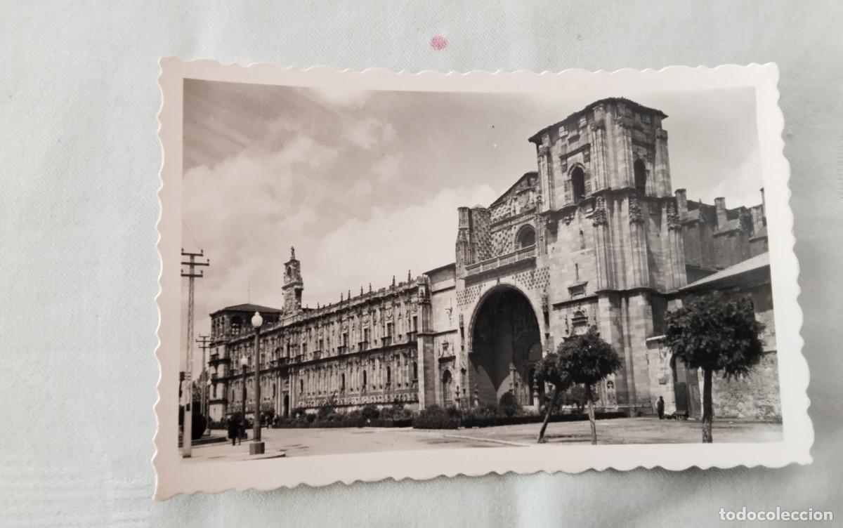 Postales: LEON , POSTAL ANTIGUA , BLANCO Y NEGRO - Foto 2