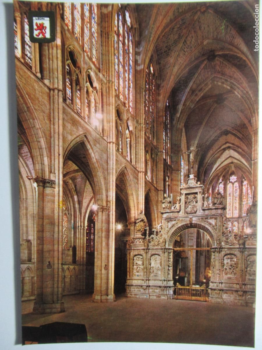 Postales: Le&oacute;n - Catedral. Trascoro - Foto 1