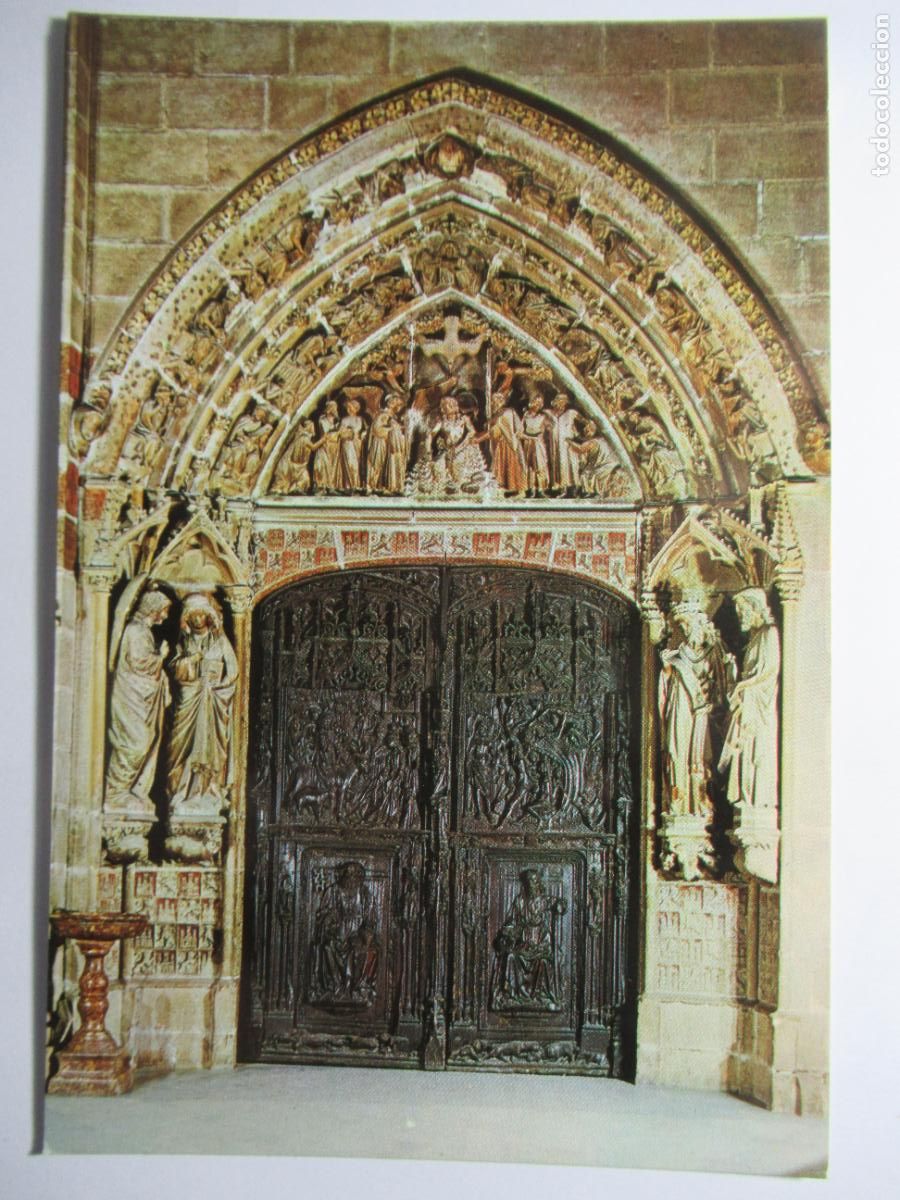 Postales: Burgos - Puerta del Claustro - Foto 1