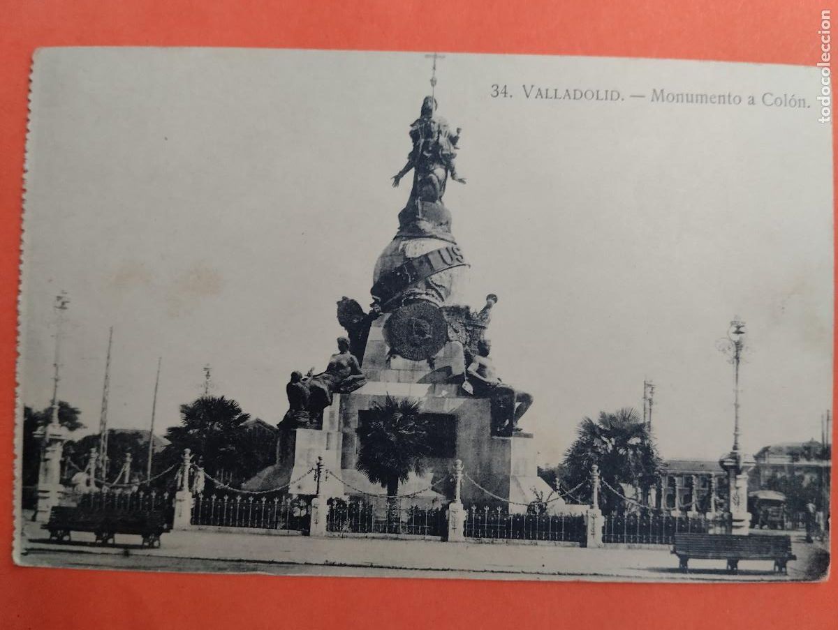 Postales: VALLADOLID MONUMENTO A COLON. - Foto 1