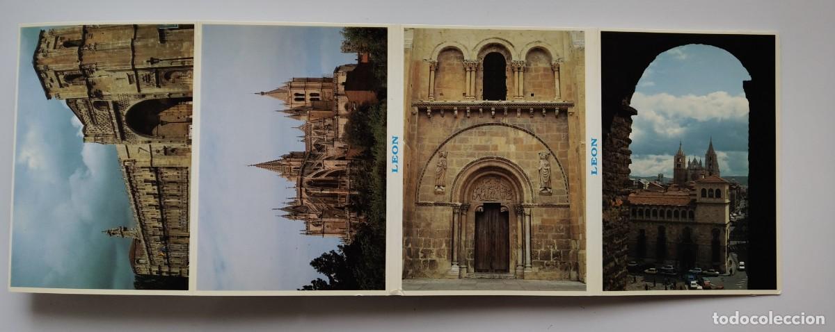 Postales: LOTE DE 8 POSTALES DE LA CIUDAD DE LEON - Foto 2