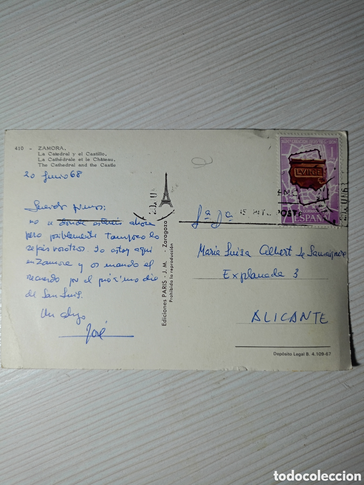 Postales: Zamora la catedral y el castillo postal - Foto 2