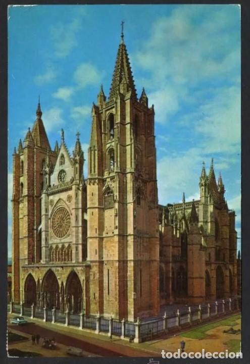 Postales: Le&oacute;n. *Catedral*  Ed. Everest. Circulada. - Foto 1