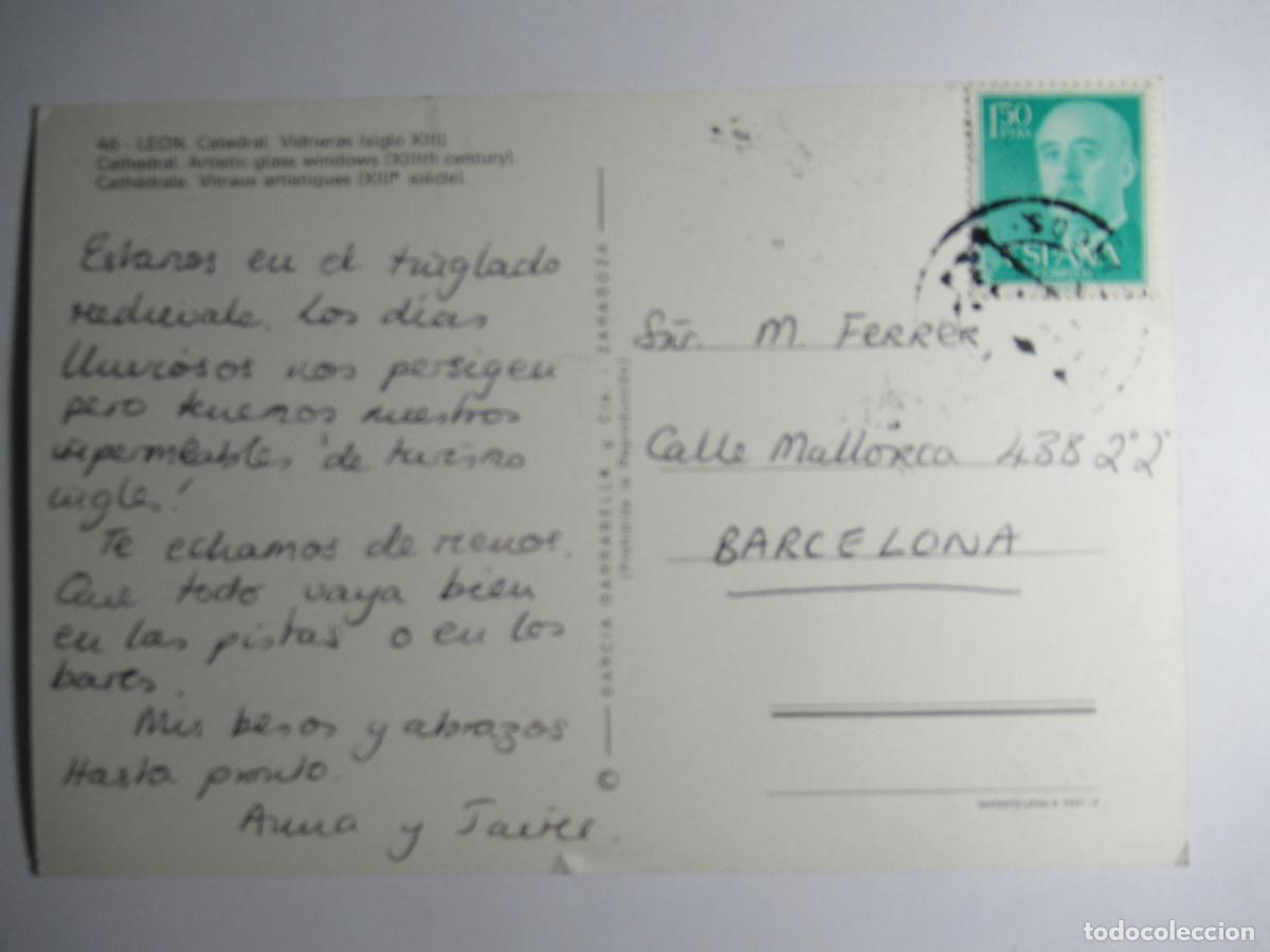 Postales: Le&oacute;n - Catedral. Vidrieras - Foto 2