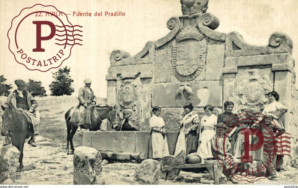 Postales: AVILA. FUENTE DEL PRADILLO - Foto 1