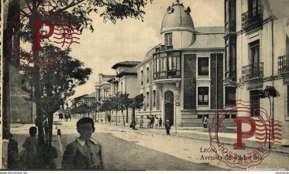 Postales: LEON. AVENIDA DEL PADRE ISLA. - Foto 1