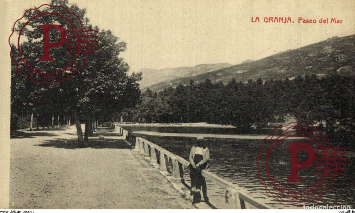 Postales: SEGOVIA. LA GRANJA. PASEO DEL MAR. - Foto 1