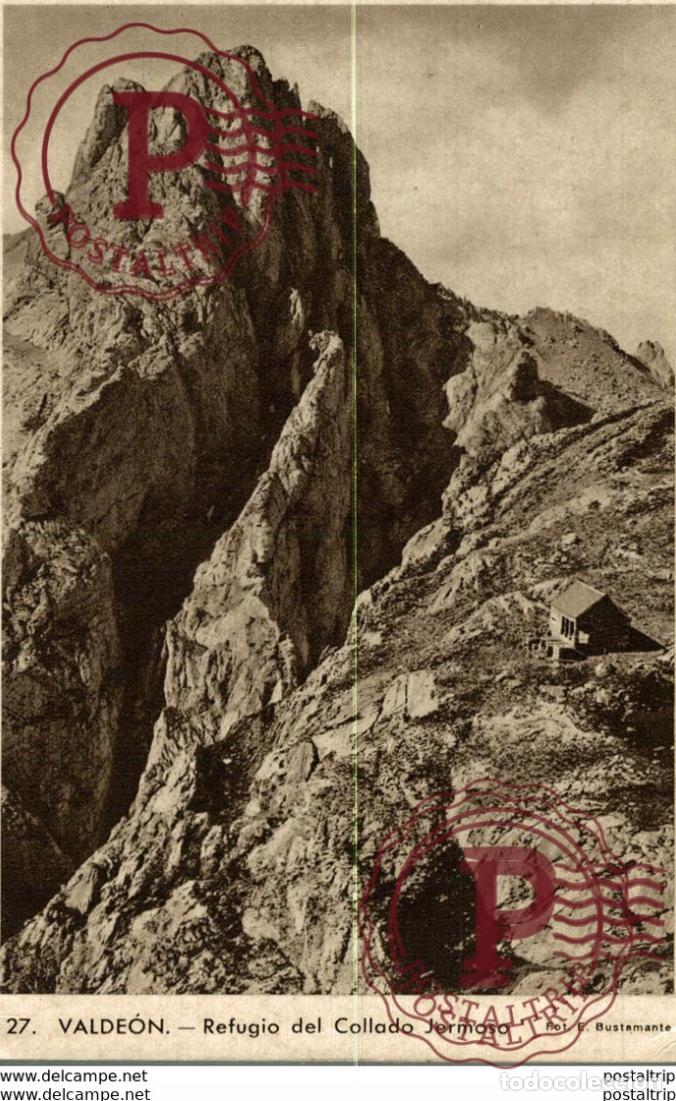 Postales: VALDEON. REFUGIO DEL COLLADO JERMOSO - Foto 1