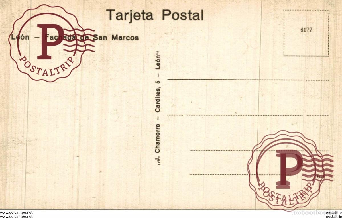 Postales: LEON. FACHADA DE SAN MARCOS - Foto 2