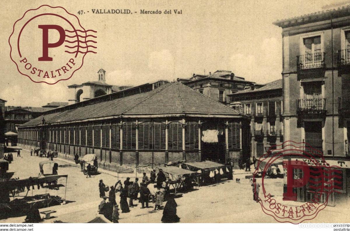 Postales: VALLADOLID. MERCADO DEL VAL - Foto 1