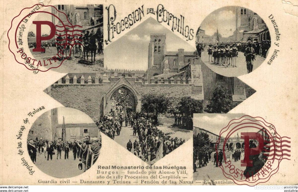 Postales: BURGOS. PROCESION DEL CORPILLOS - Foto 1