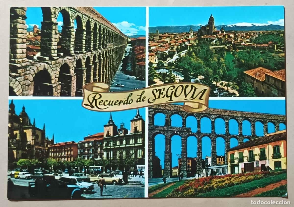 Postales: POSTAL - RECUERDO DE SEGOVIA - Foto 1