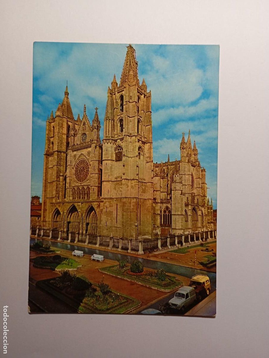 Postales: POSTAL DE LE&Oacute;N. CATEDRAL. TDKP26D - Foto 1