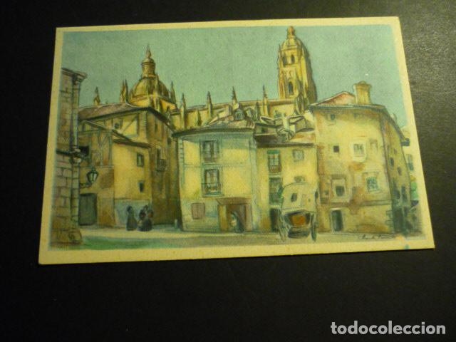 Postales: SEGOVIA TIPICA PLAZA DEL OBISPADO - Foto 1