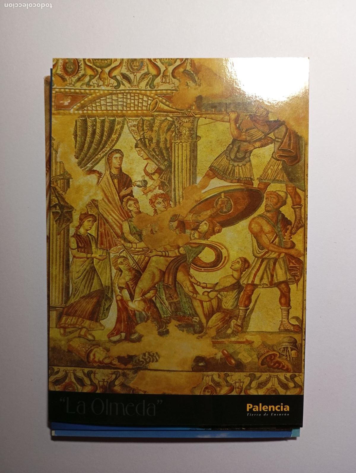 Postcards: POSTAL DE PALENCIA. MOSAICO DE AQUILES. LA OLMEDA. TDKP26C