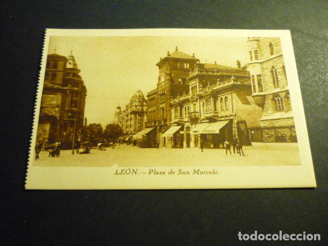 Postales: LEON PLAZA DE SAN MARCELO - Foto 1