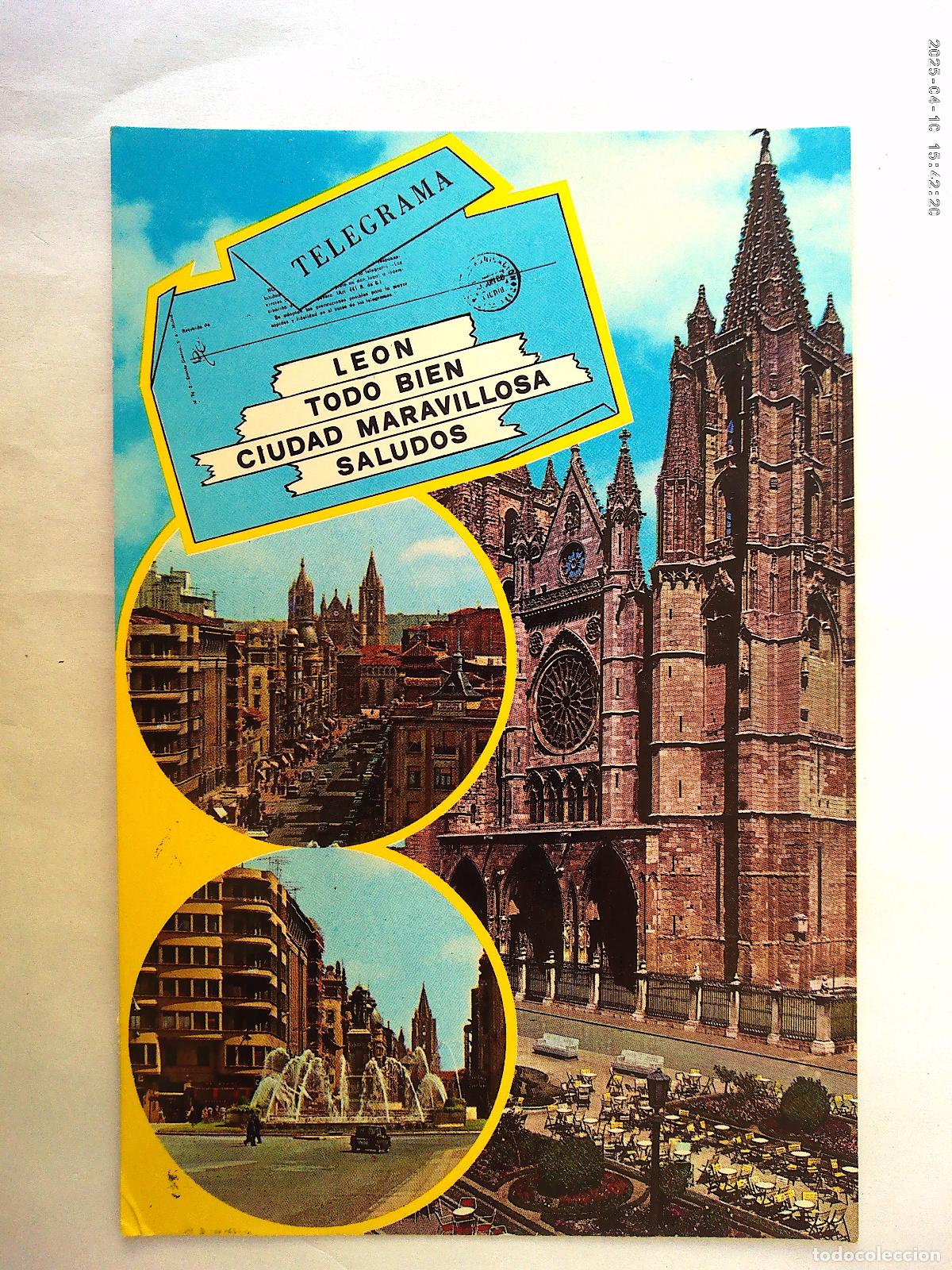 Postales: POSTAL DE LEON : BELLEZAS DE LA CIUDAD - Foto 1