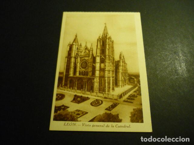 Postales: LEON VISTA GENERAL DE LA CATEDRAL - Foto 1