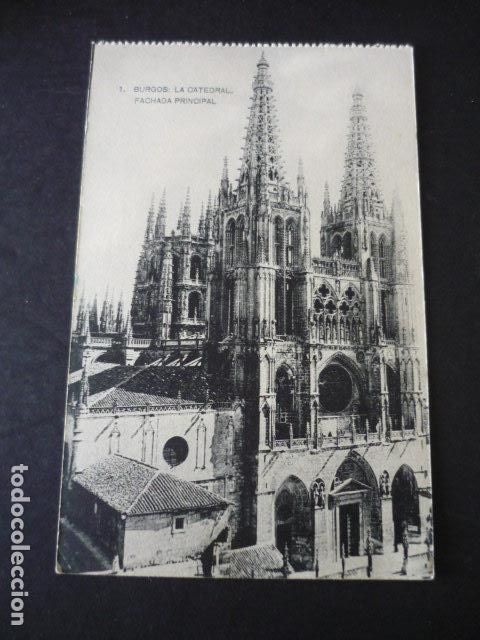Postales: BURGOS FACHADA PRINCIPAL DE LA CATEDRAL