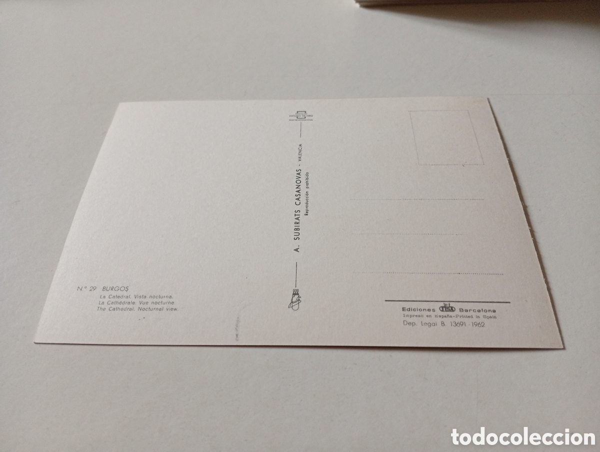 Postales: Postal Burgos catedral - Foto 2