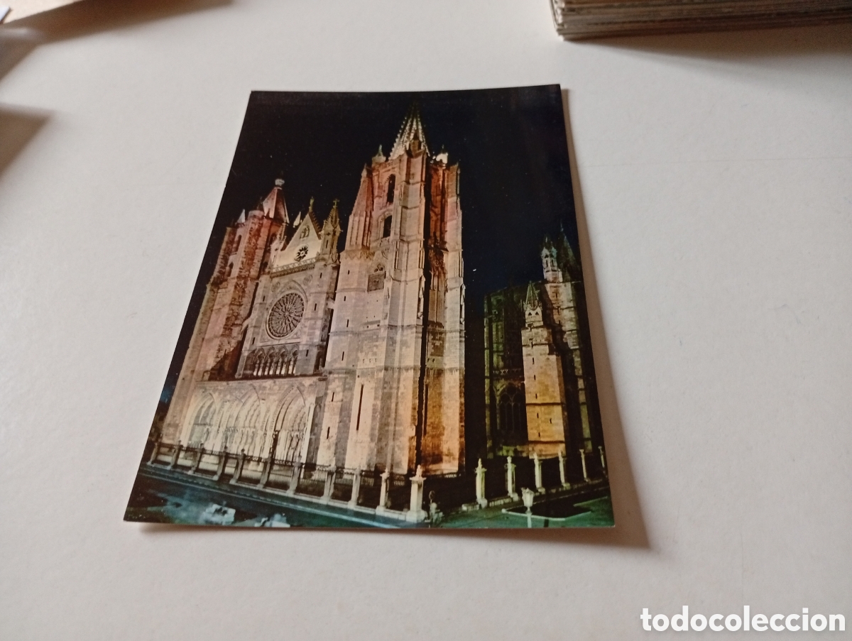 Postales: Postal Le&oacute;n catedral.... - Foto 1