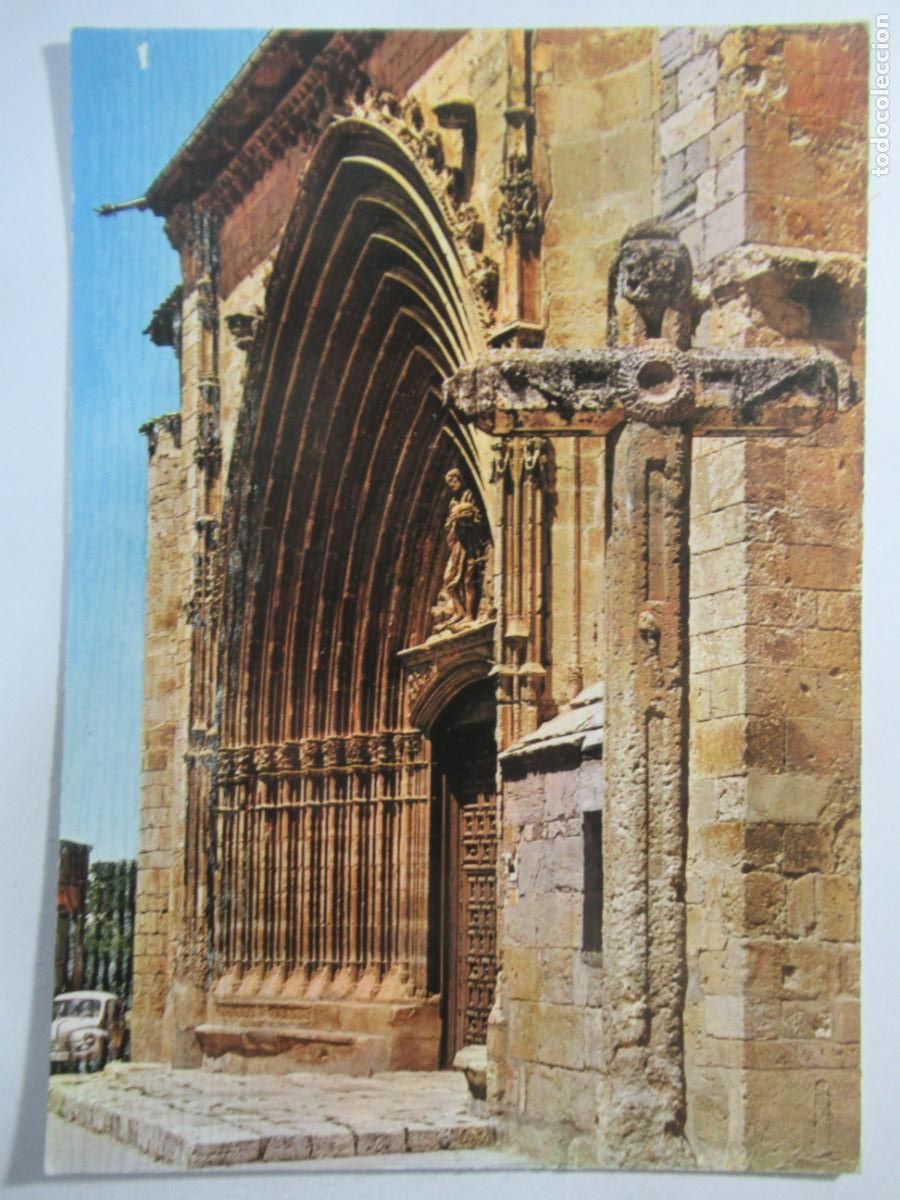 Postales: Aranda de Duero (Burgos) - Fachada de la Parroquia de San Juan - S/C