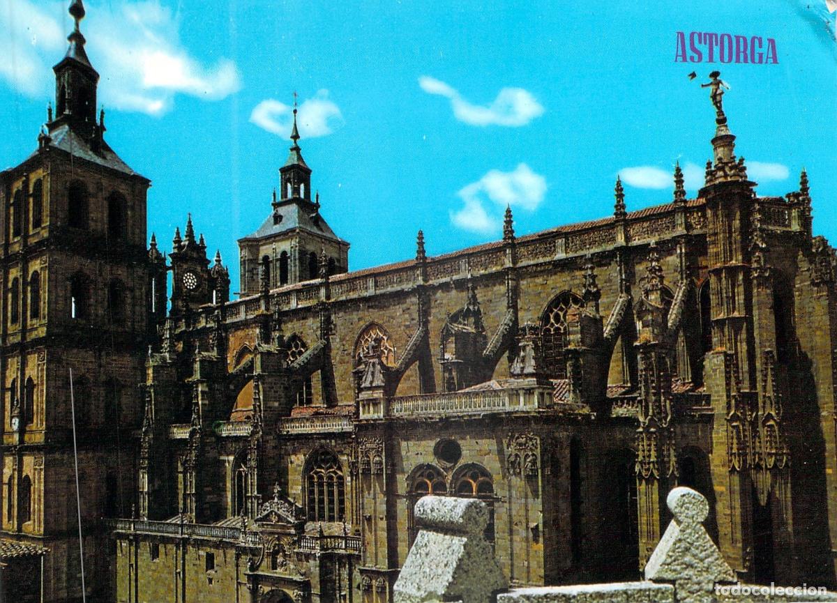 Postales: Postal de la Catedral de Astorga, Le&oacute;n - Foto 1