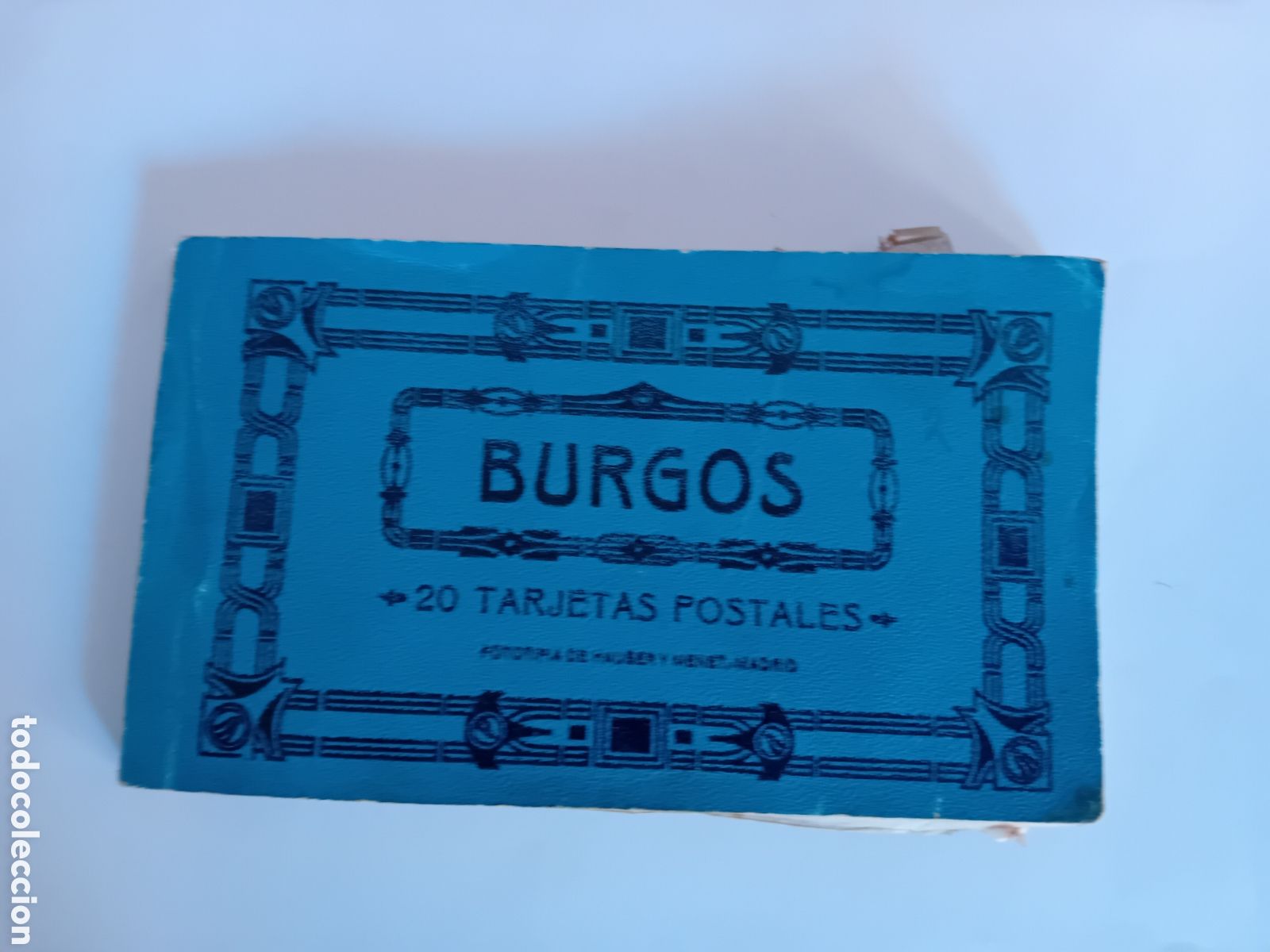 Postales: Libreta de 20 tarjetas postales Burgos - Fototipia de Hauser y Menet