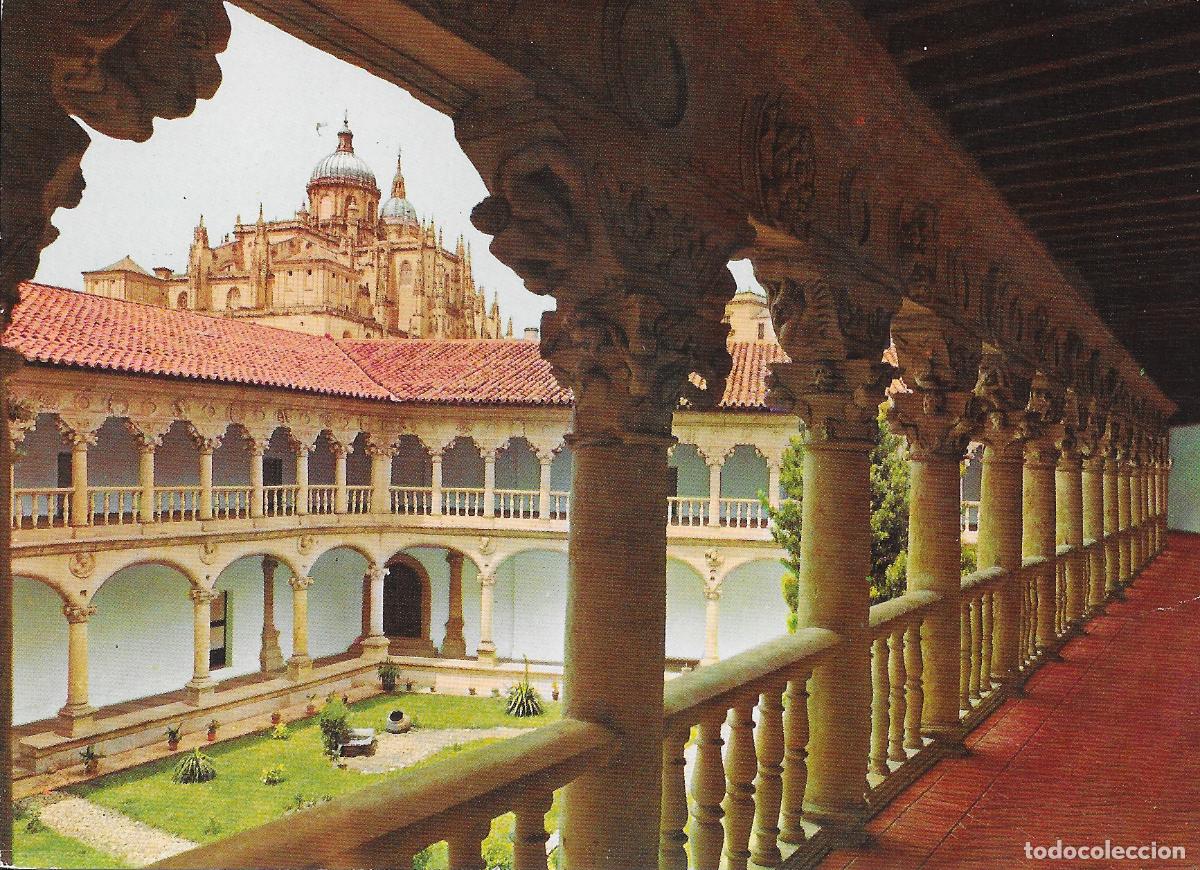 Postales: [POSTAL] Claustro del Convento de las Due&ntilde;as. Salamanca (circulada)