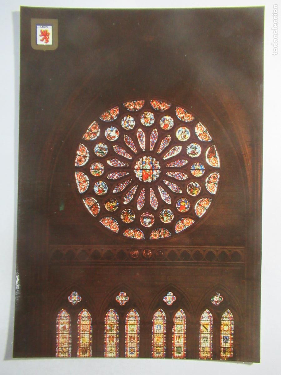 Postales: Le&oacute;n - Roset&oacute;n de la Catedral - S/C - Foto 1