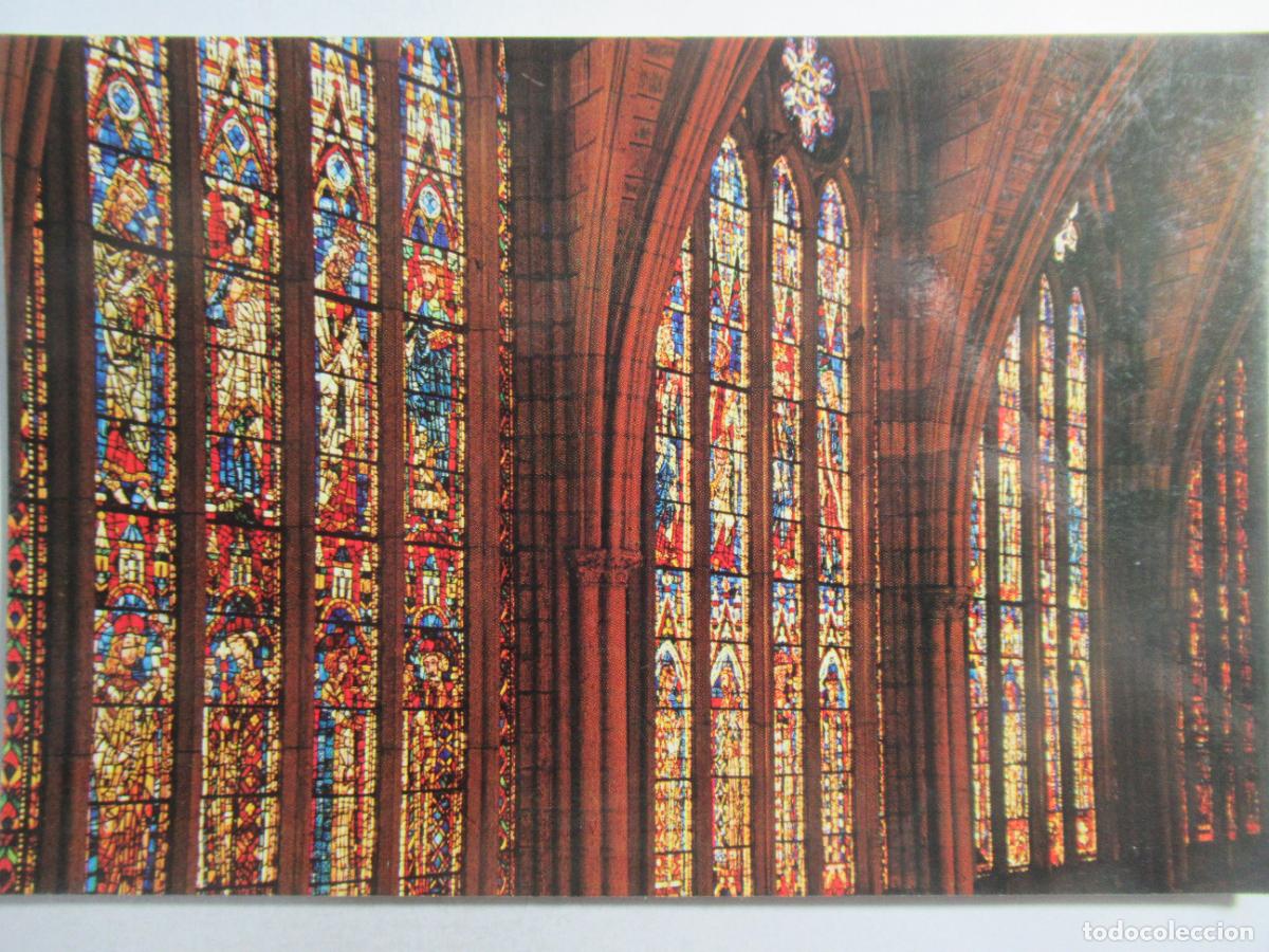 Postales: Le&oacute;n - Catedral. Vidrieras - S/C - Foto 1