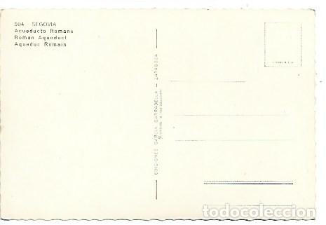 Postales: ACUEDUCTO ROMANO.- SEGOVIA - Foto 2
