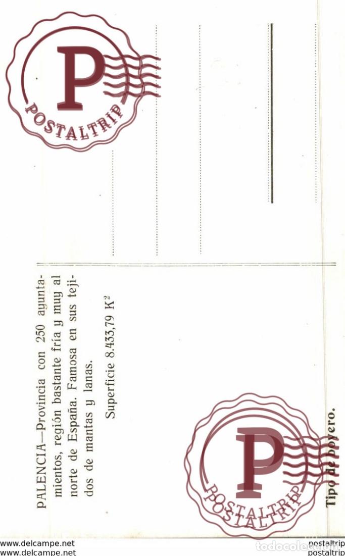 Postales: PALENCIA TIPO DE BOYERO - Foto 2