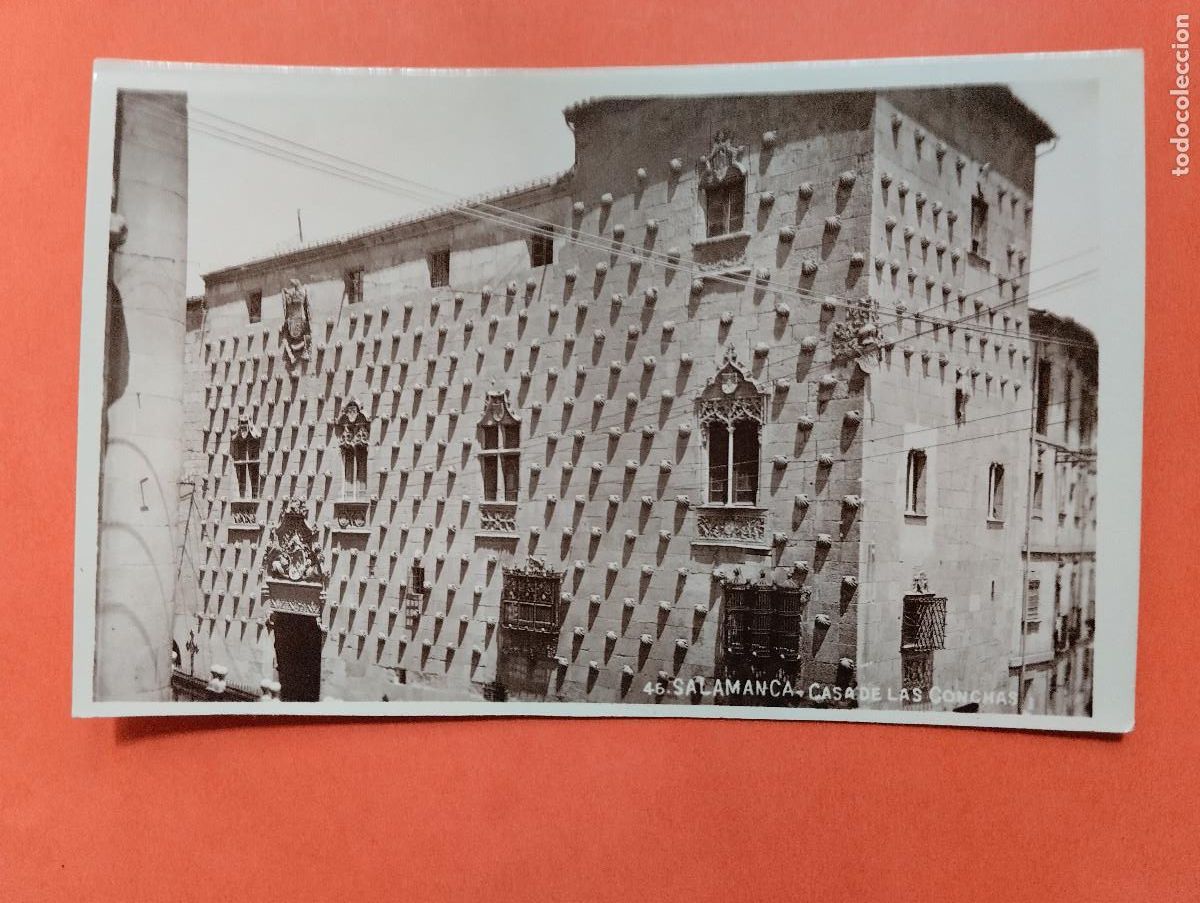 Postales: SALAMANCA CASA DE LAS CONCHAS POSTAL FOTOGR&Aacute;FICA