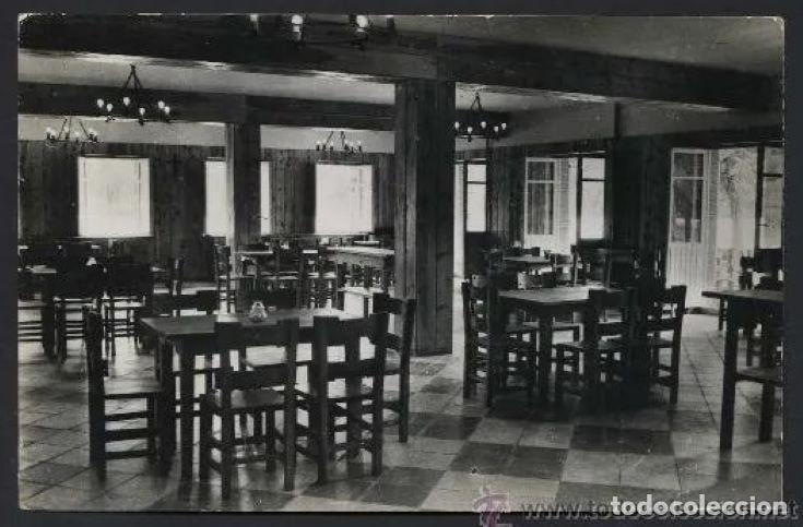 Postales: Palencia. *Alberge Pilar Madrazo... Comedor* Ed. Sicilia. Nueva.