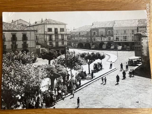 Postales: ESPINOSA DE LOS MONTEROS , BURGOS, PLAZA SANCHO GARC&Iacute;A. Circulada 1966