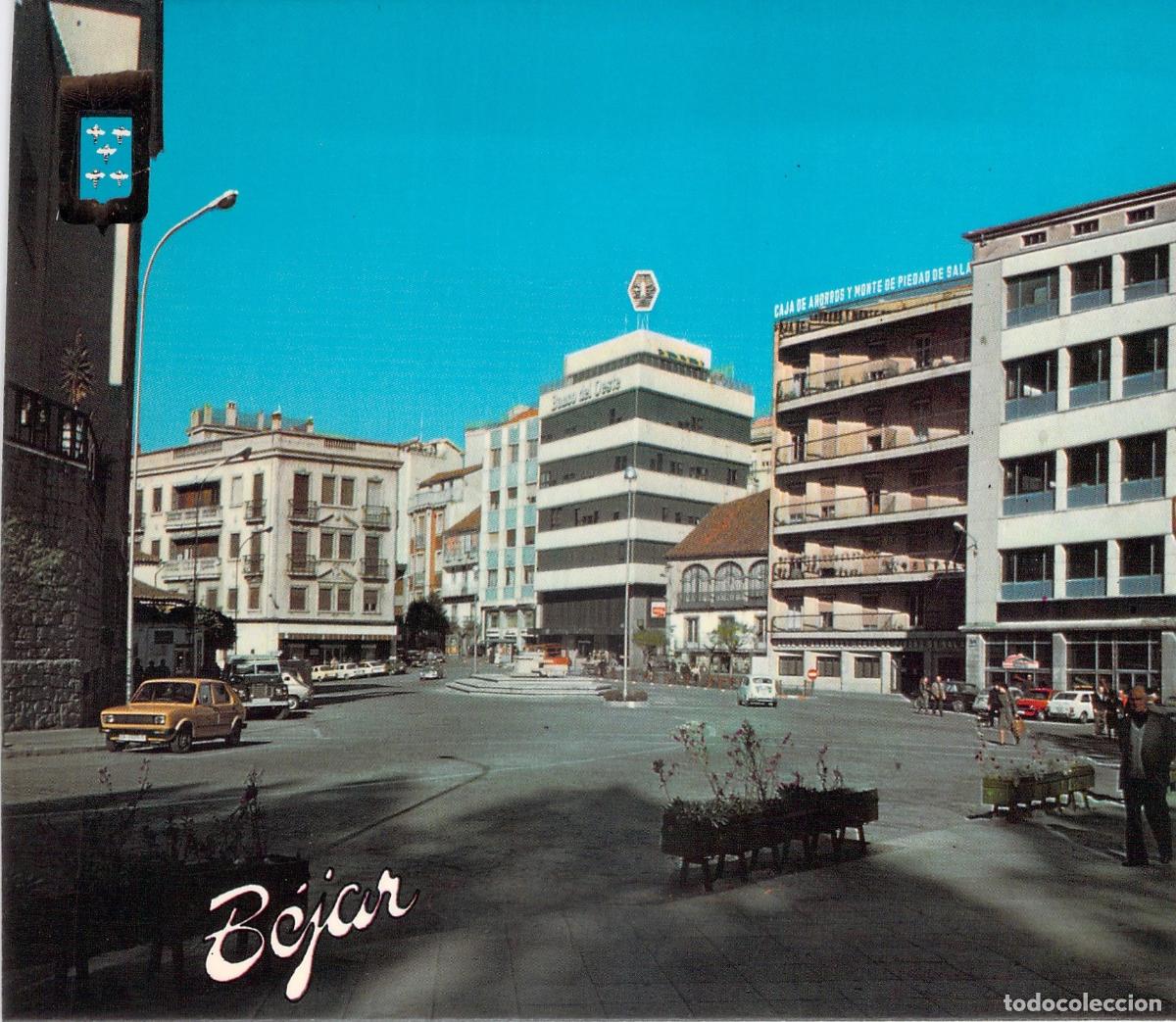 Cartes Postales: Postal de la Plaza de Espa&ntilde;a en B&eacute;jar, Salamanca