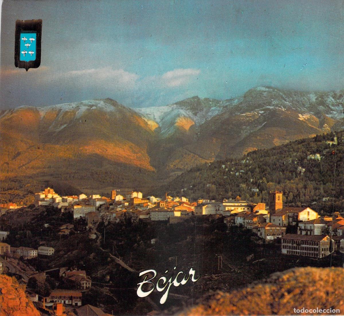 Cartes Postales: Postal de B&eacute;jar Salamanca Vista Parcial con Monta&ntilde;as Nevadas