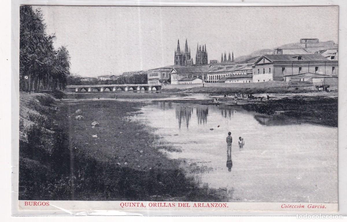 Postales: Burgos Quinta orillas del Arlanz&oacute;n. Colecci&oacute;n Garc&iacute;a. Sin circular