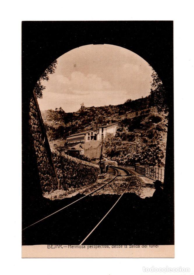 Postales: B&Eacute;JAR.(SALAMANCA).- HERMOSA PERSPECTIVA, DESDE LA SALIDA DEL T&Uacute;NEL.