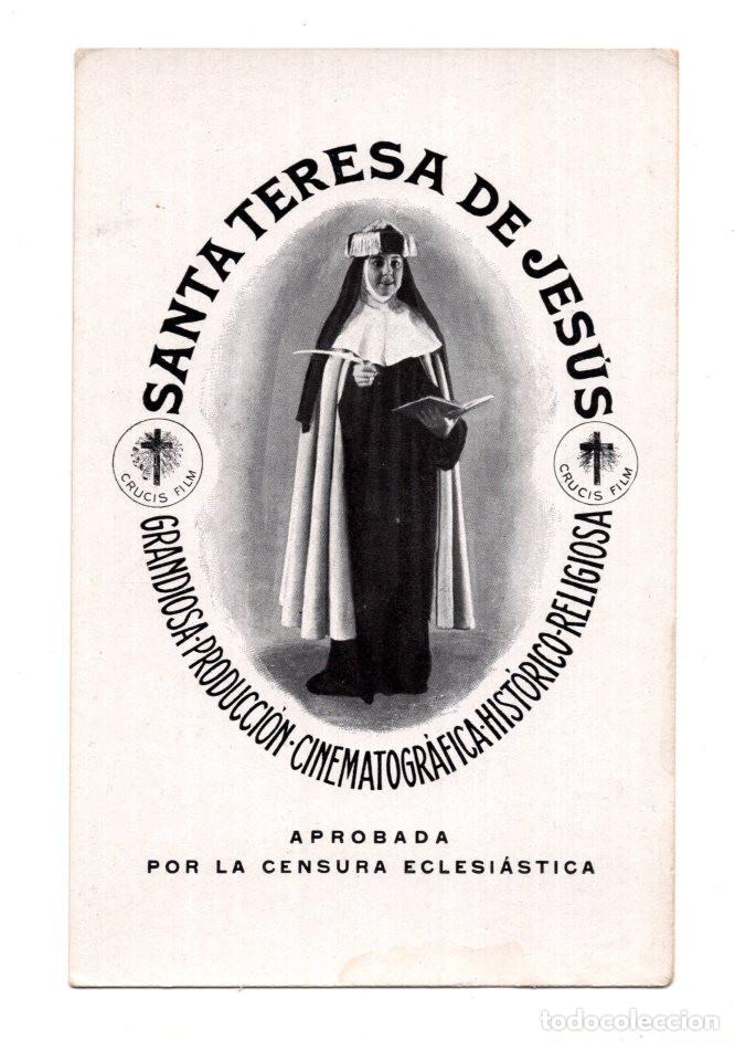 Postales: AREVALO.(&Aacute;VILA).CRUCIS FILM.SANTA TERESA DE JES&Uacute;S. PRODUCI&Oacute;N CINEMATOGR&Aacute;FICA HIST&Oacute;RICO RELIGIOSA.