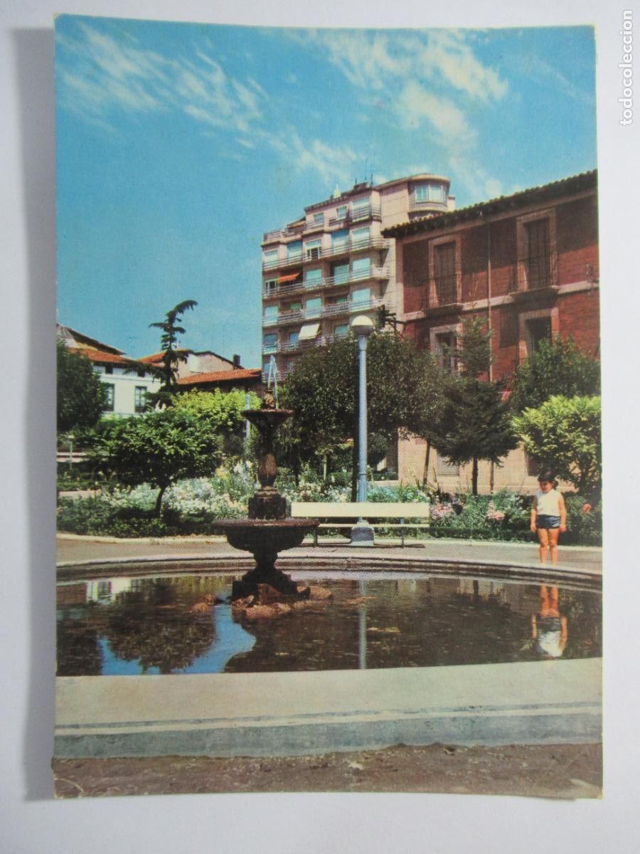 Postales: Miranda de Ebro (Burgos) - Plaza de Cervantes - Escrita