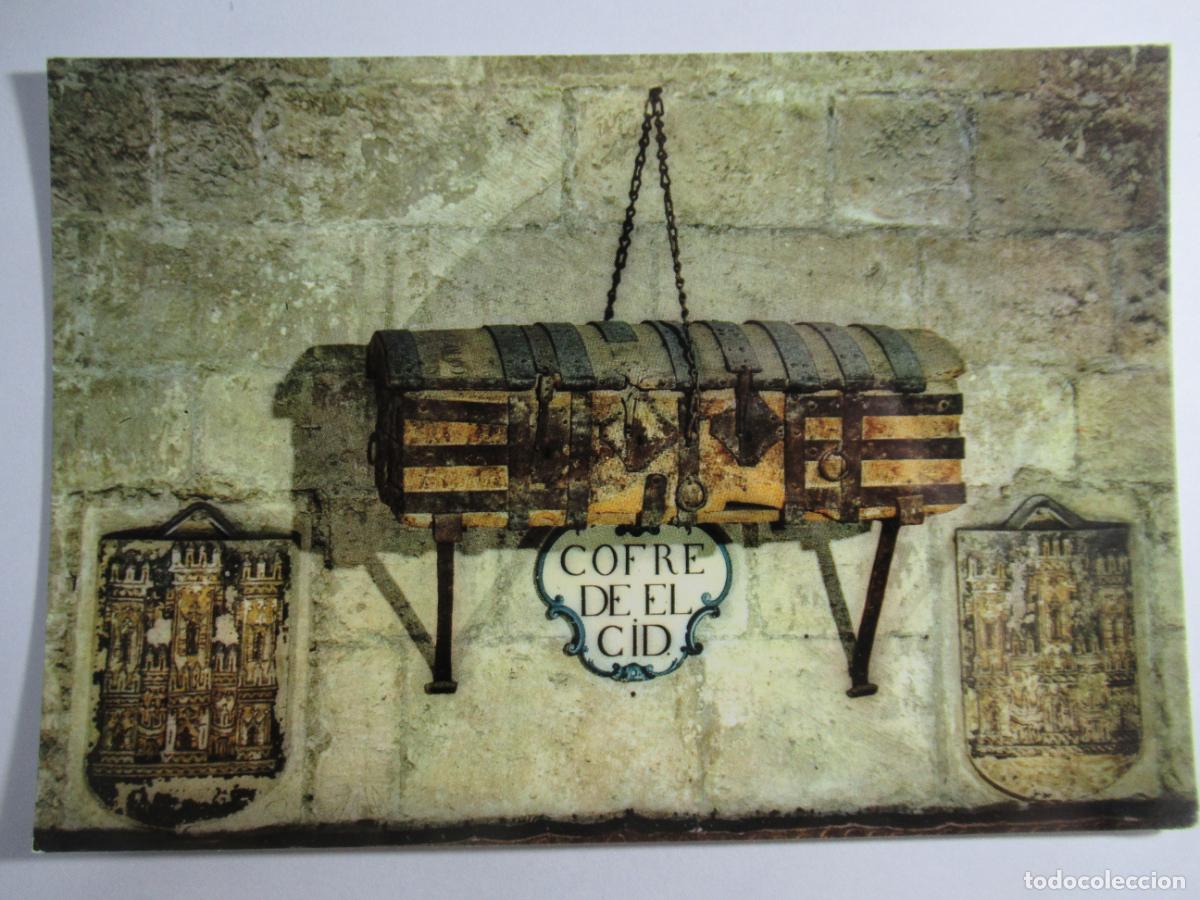Postales: Burgos - Catedral. Cofre de El Cid - S/C