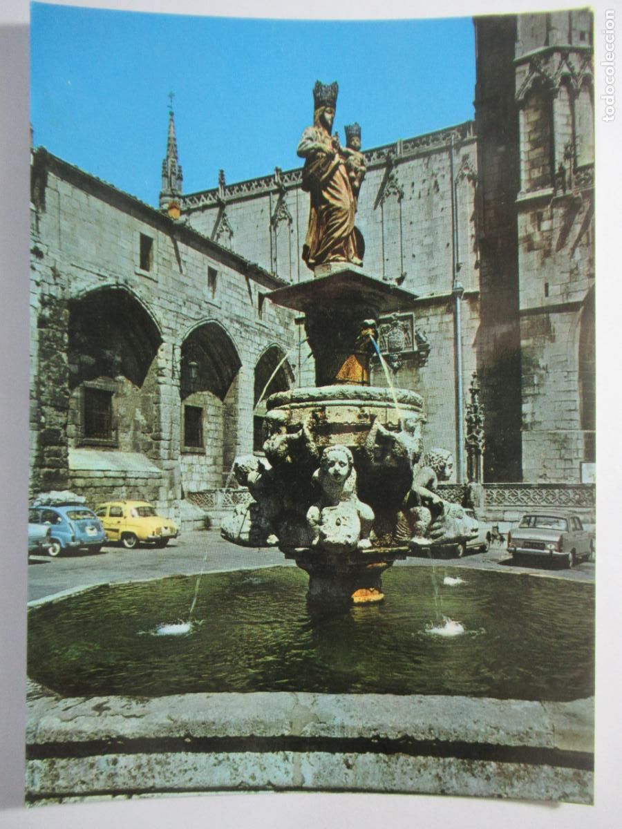 Postales: Burgos - Plaza de Santa Mar&iacute;a. Puente - S/C