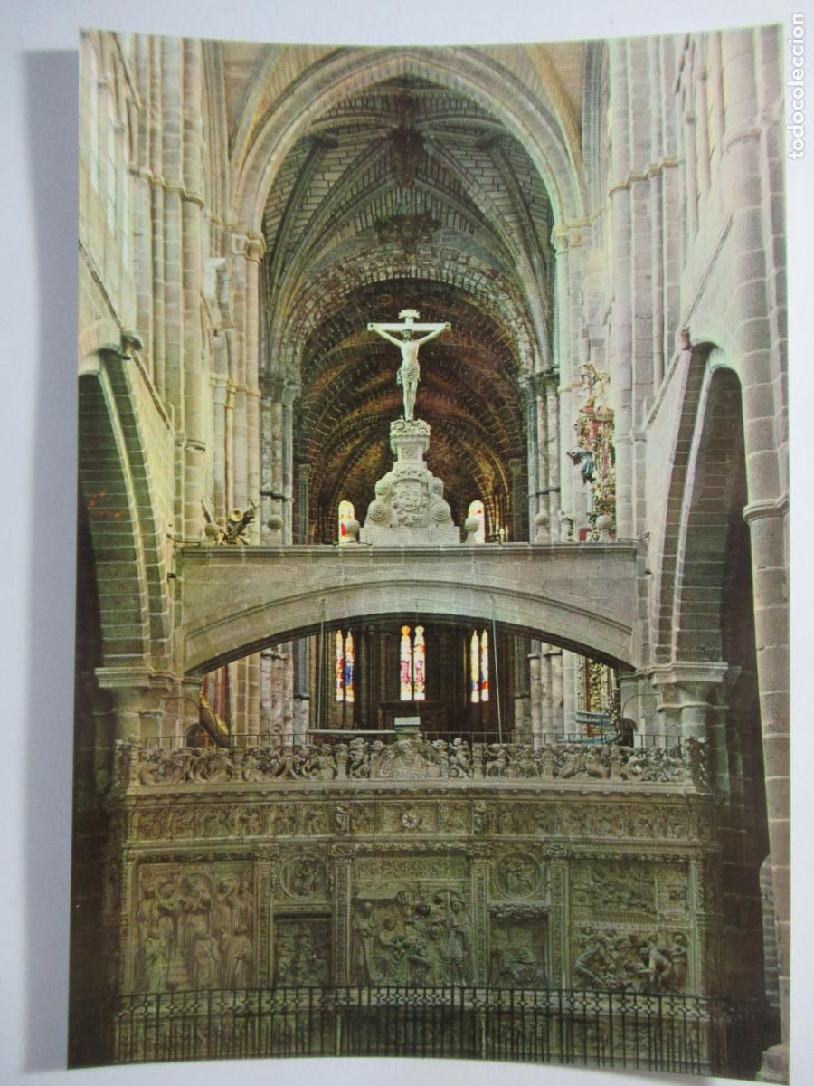 Postales: &Aacute;vila - Catedral. Nave posterior y trascoro - S/C