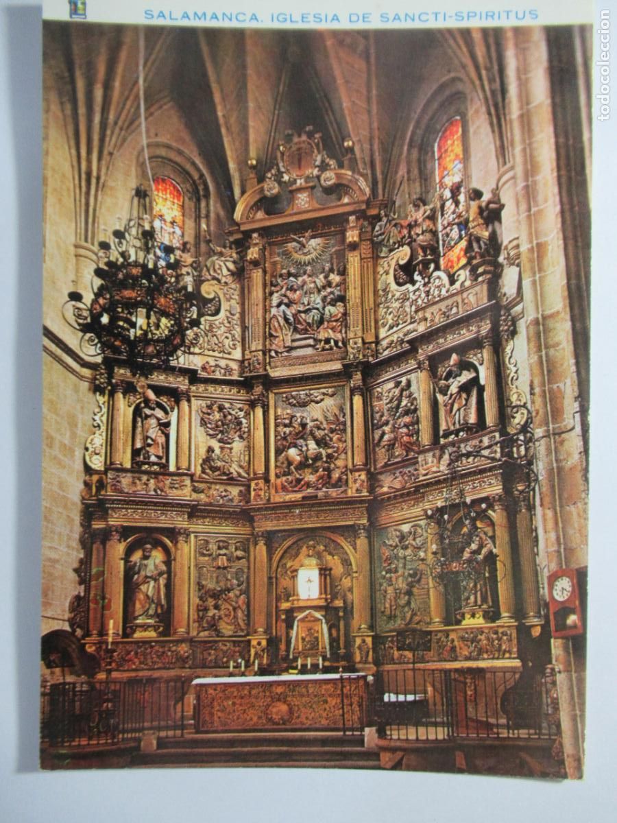 Postales: Salamanca - Iglesia de Sancti-Spiritus. Retablo - S/C
